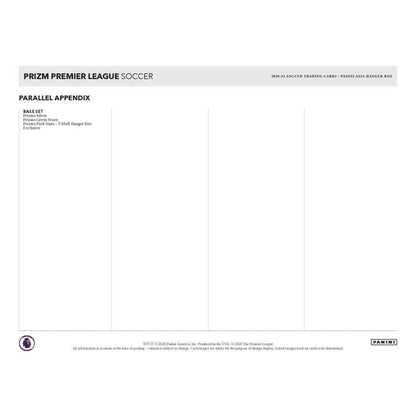 Panini Prizm Premier League 2020/21 - TMALL Hanger Box