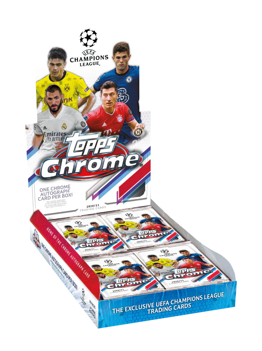Topps Chrome UEFA Champions League 2020/21 - Hobby Box