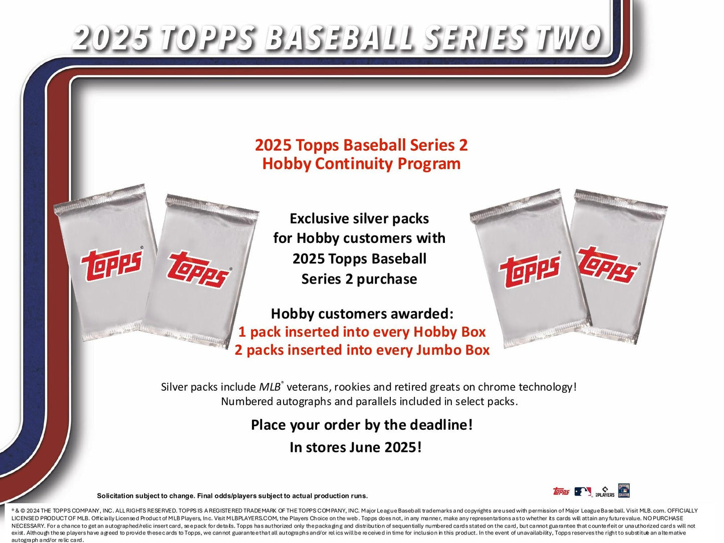 Topps MLB Baseball Series 2 2025 - Jumbo Box