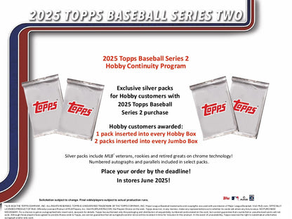 Topps MLB Baseball Series 2 2025 - Jumbo Box