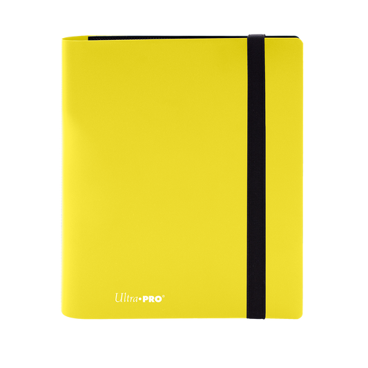 Ultra PRO 4-Pocket Eclipse PRO-Binder - Lemon Yellow