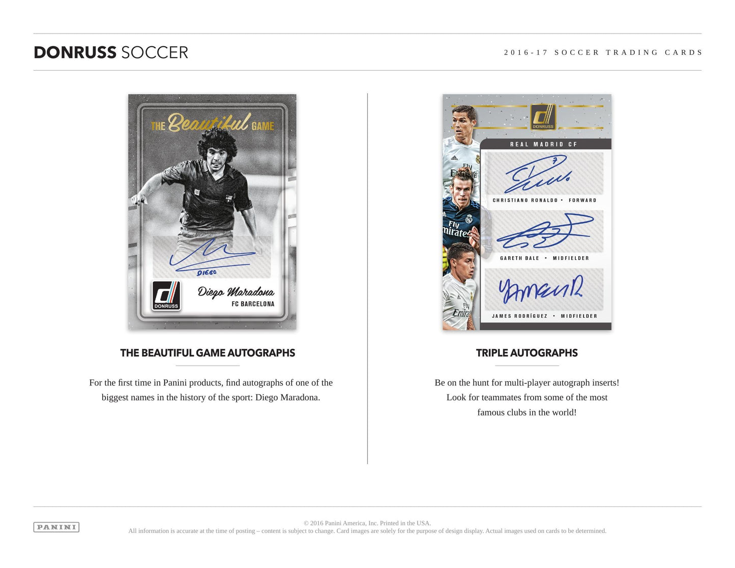 Panini Donruss Soccer 2016/17 - Hobby Box