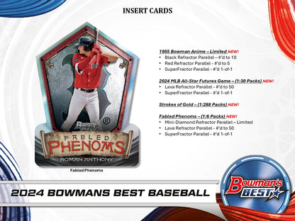 Topps Bowman's Best Baseball 2024 - Hobby Box