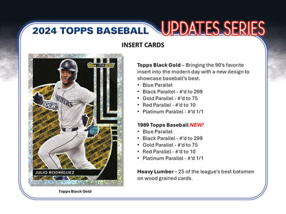 Topps Update Series Baseball 2024 - Jumbo Box