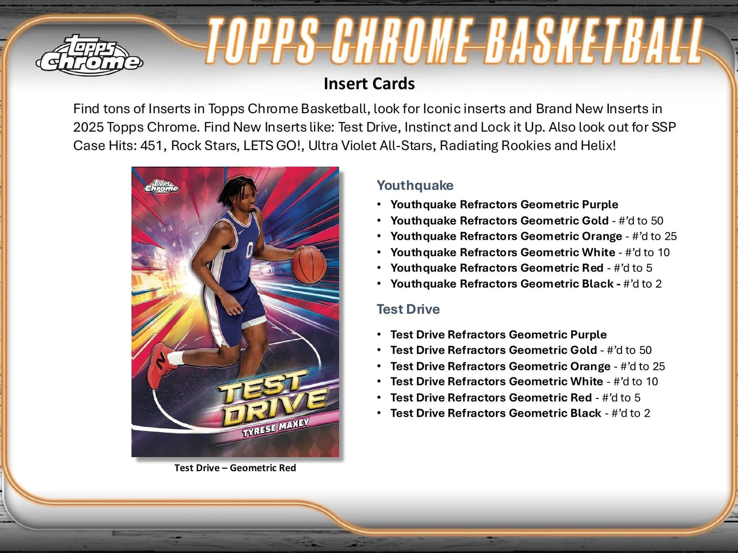Topps Chrome Basketball 2024/25 - Breaker's Delight