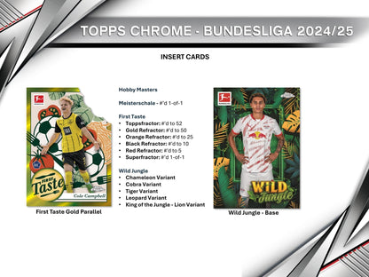 Topps Chrome Bundesliga 2024/25 - Hobby Box