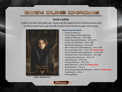 Topps Chrome Dune 2024 - Hobby Box