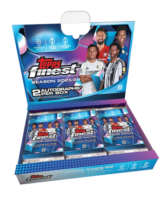 Topps Finest UEFA Champions League 2025/26 - Hobby Box
