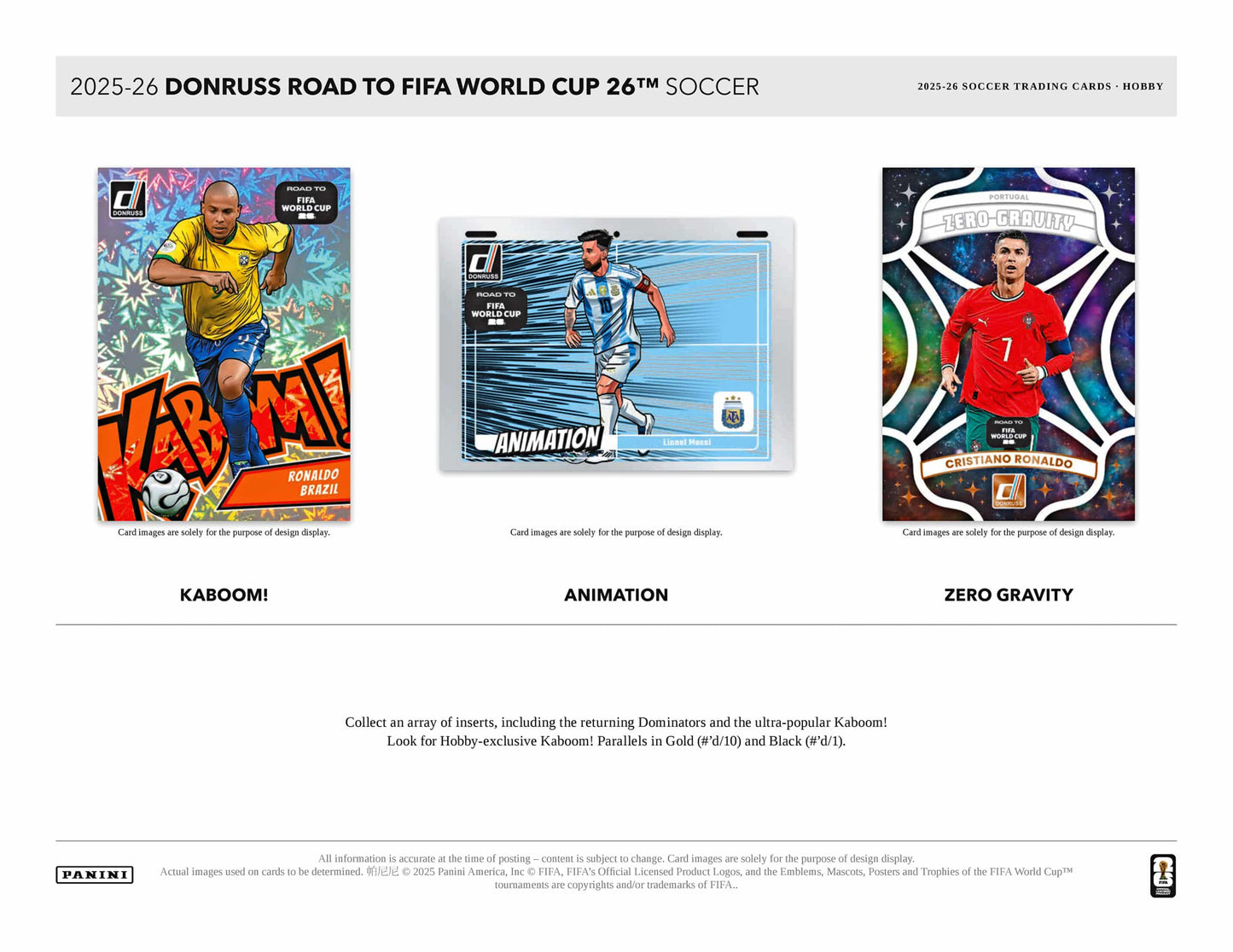 Panini Donruss Soccer Road to World Cup 2025/26 - Hobby Box