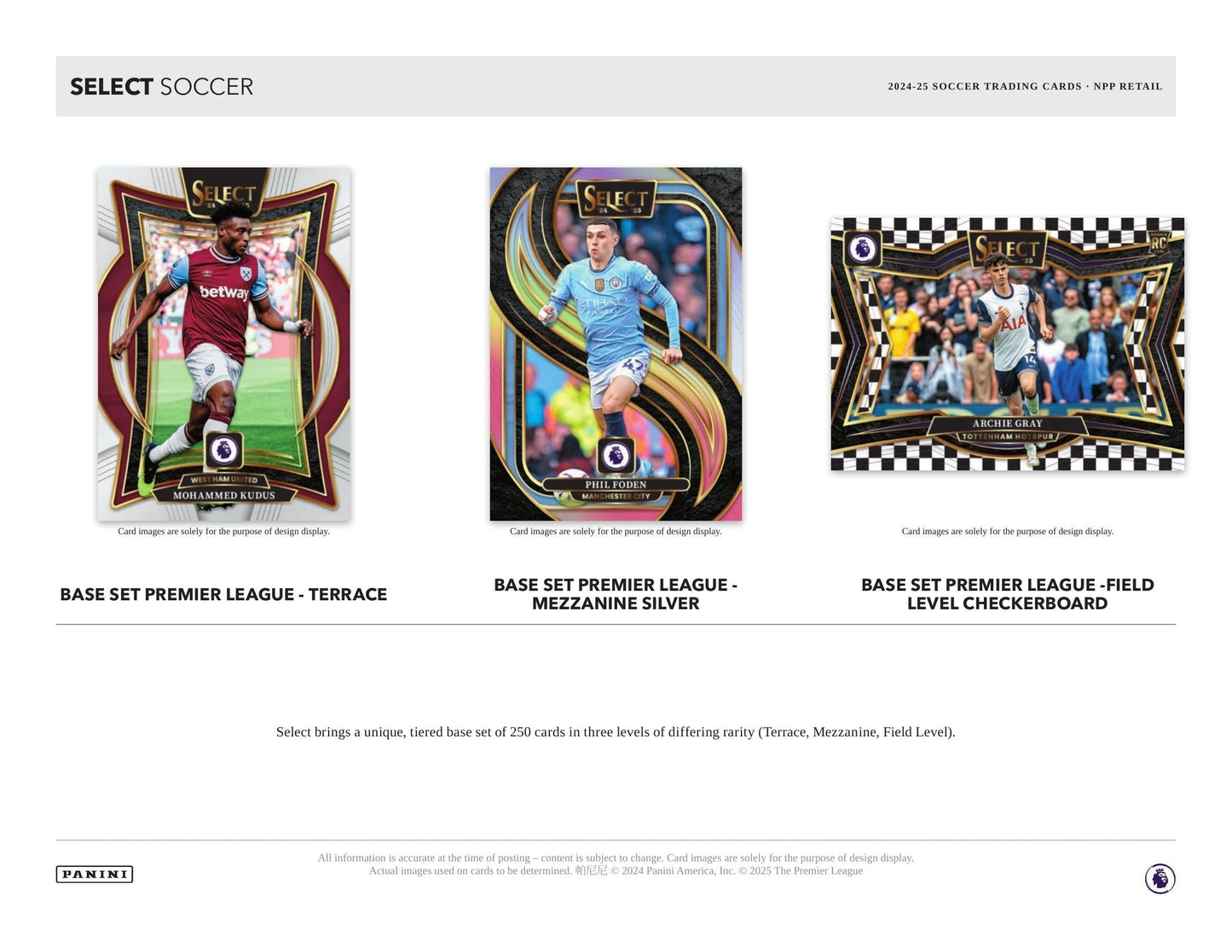 Panini Select Premier League 2024/25 - Mega Box