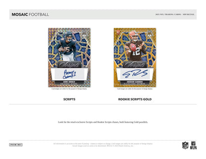 Panini Mosaic Football 2025 - Fat Pack