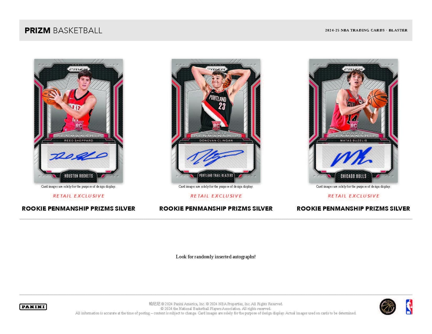 Panini Prizm NBA Basketball 2024/25 - Blaster Box