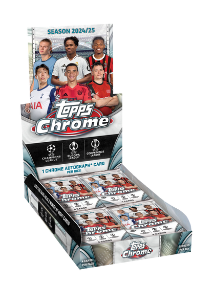 Topps Chrome UEFA Club Competitions 2024/25 - Hobby Box