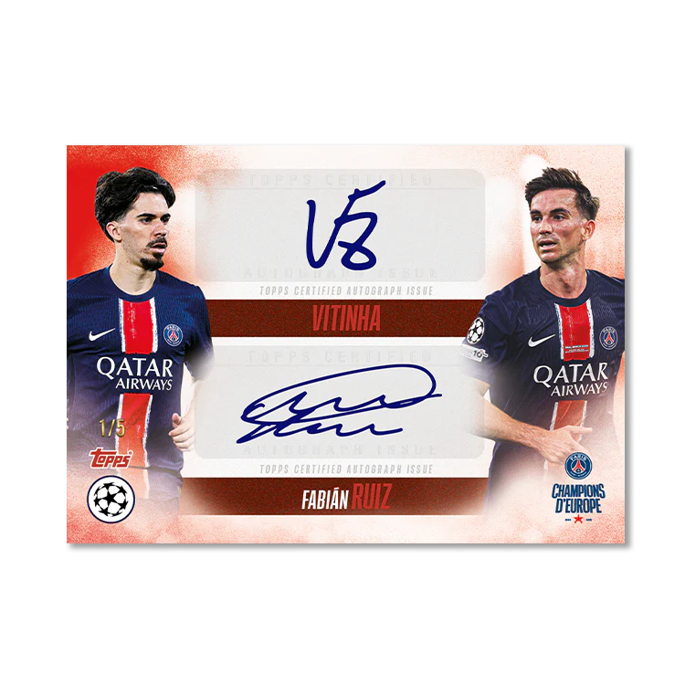 Topps Paris Saint-Germain Champions d’Europe 2025