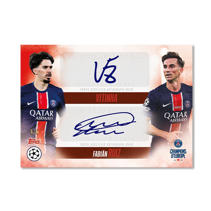 Topps Paris Saint-Germain Champions d’Europe 2025