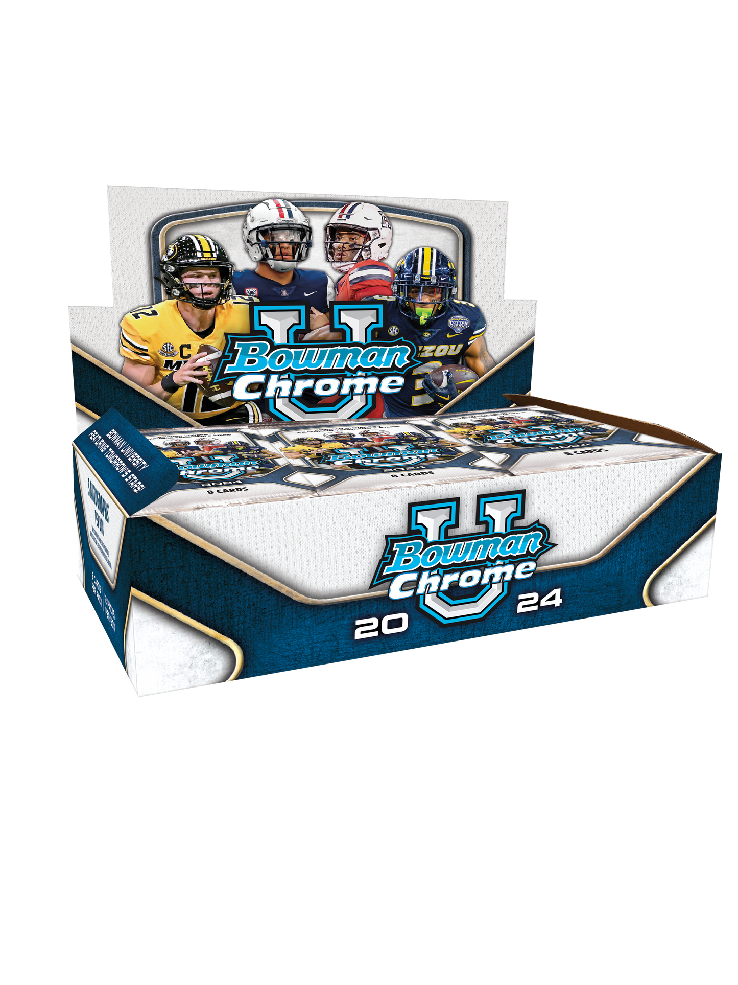 Topps Chrome Bowman University Football 2024 - Jumbo Box