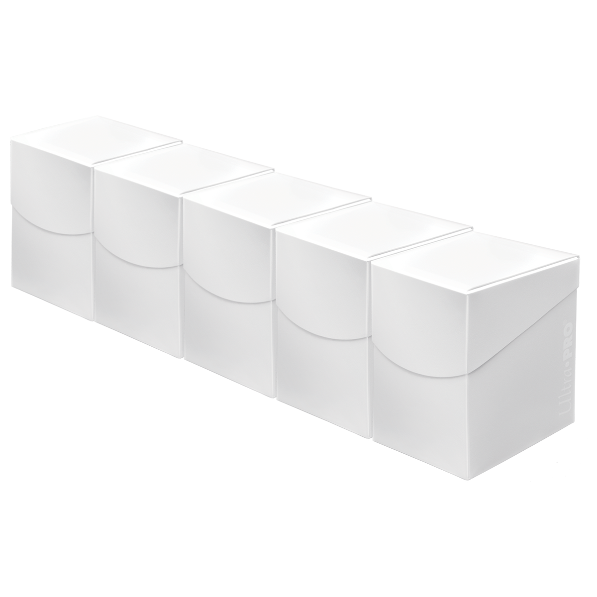 Ultra PRO Eclipse PRO 100+ Deck Box Bundle (5-pack) - Arctic White