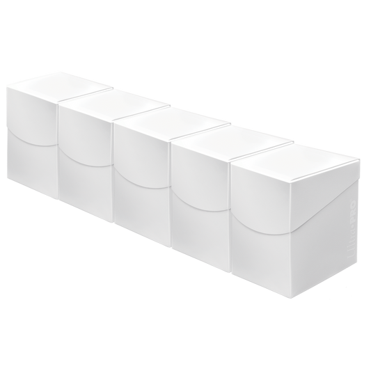 Ultra PRO Eclipse PRO 100+ Deck Box Bundle (5-pack) - Arctic White