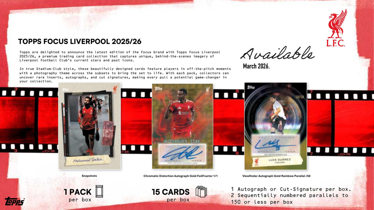 Topps Liverpool Focus 2025/26