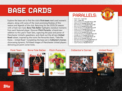 Topps Manchester United Team Set 2025/26