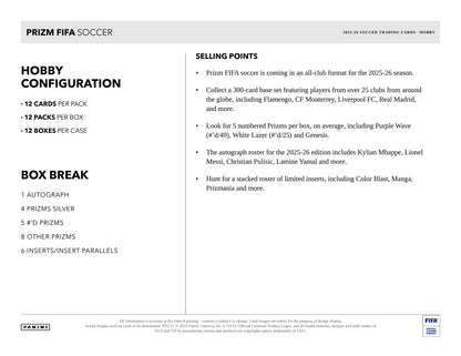 Panini Prizm FIFA 2025/26 - Hobby Box