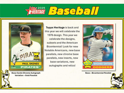 Topps Heritage Baseball 2025 - Mega Box