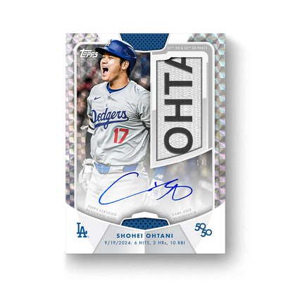 Topps Shohei Ohtani 50/50 Baseball 2024 - 10-Pack Box