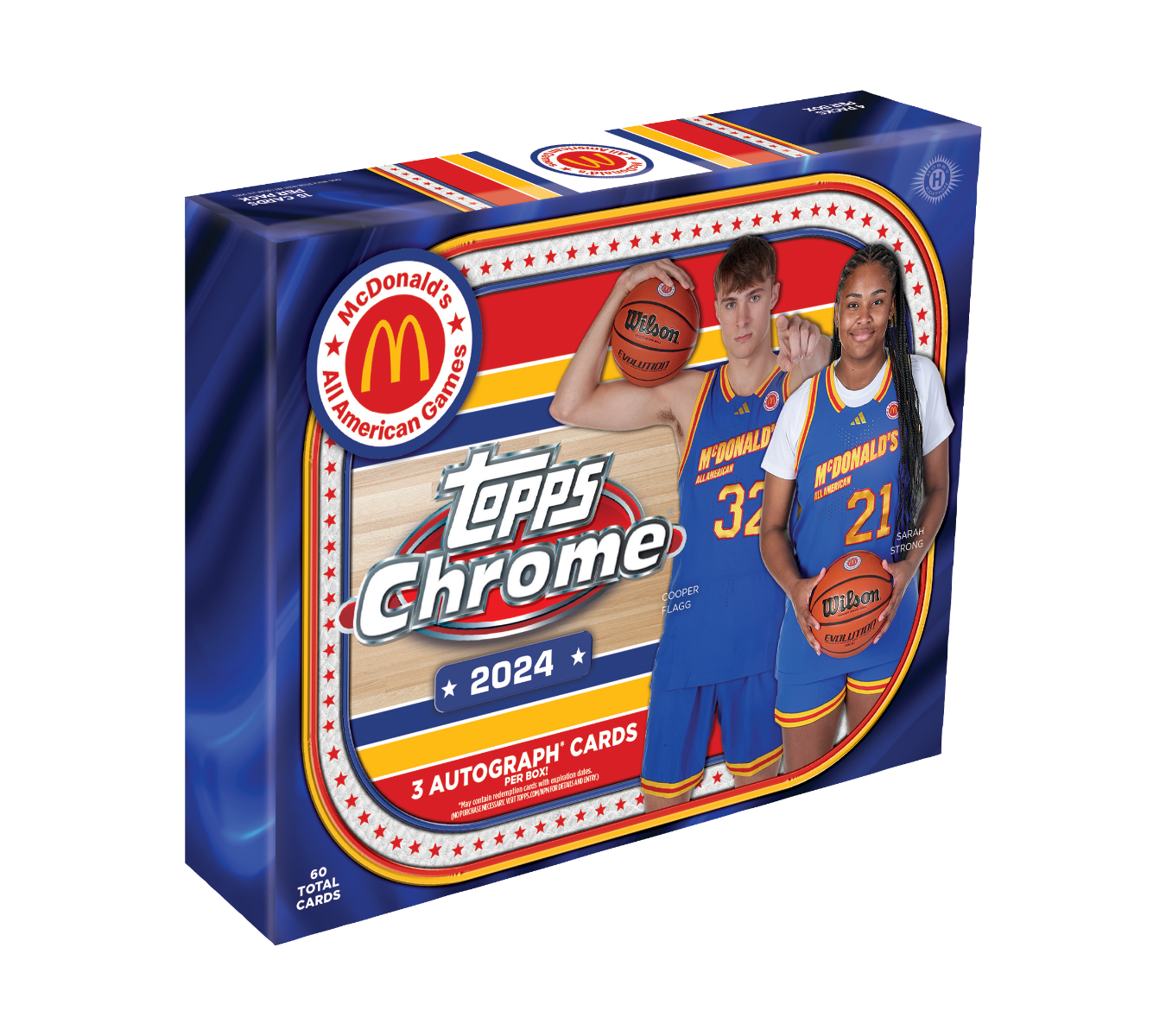 Topps Chrome McDonalds All American Basketball 2024 - Hobby Box