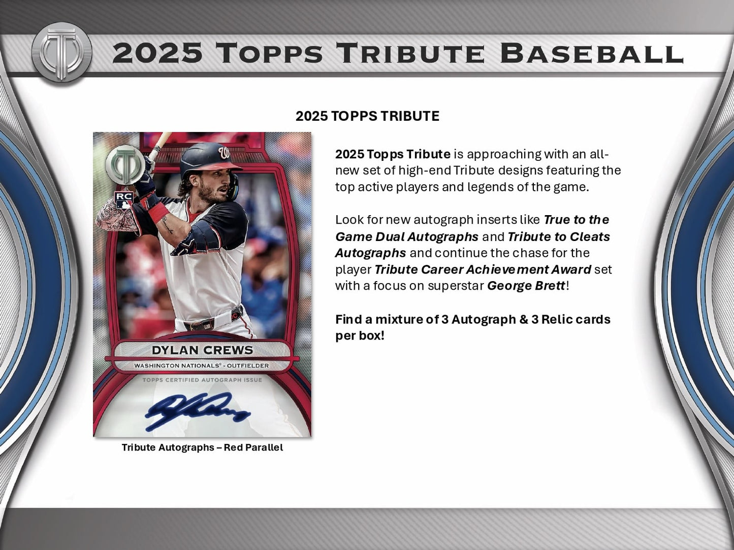 Topps Tribute Baseball 2025 - Hobby Box