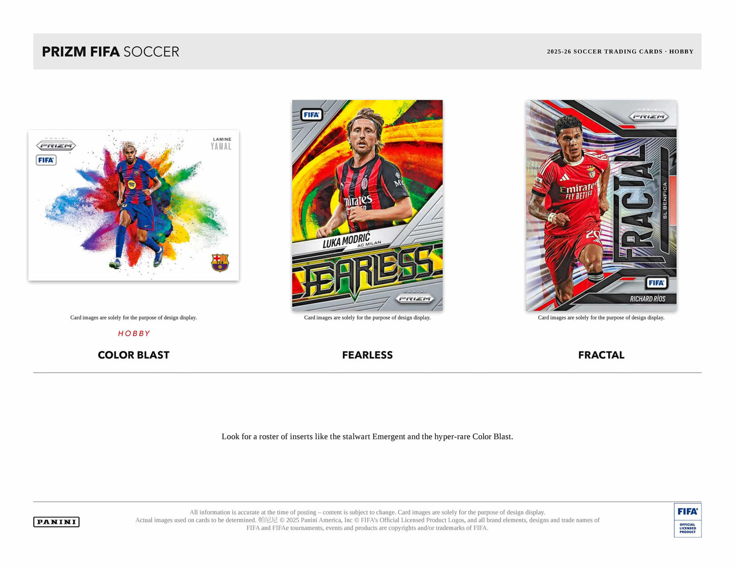Panini Prizm FIFA 2025/26 - Hobby Box