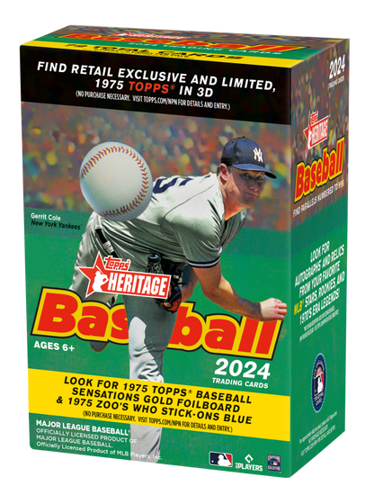 Topps Heritage MLB Baseball 2024 - Value Box