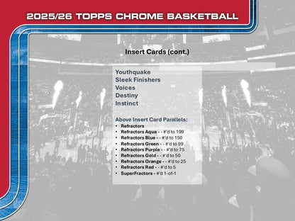 Topps Chrome Basketball 2025/26 - Mega Box