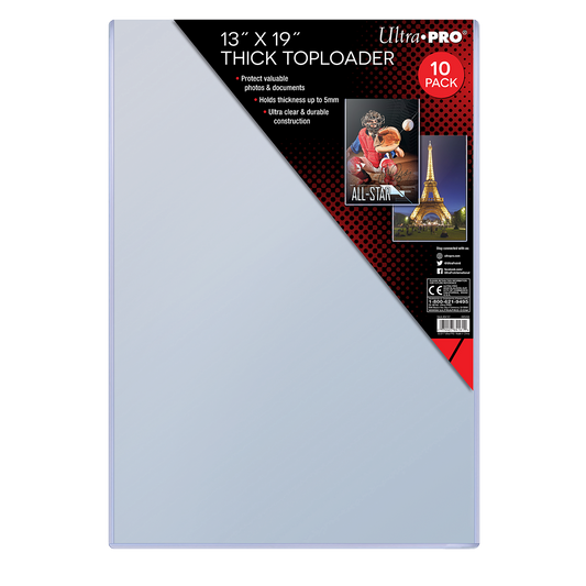 Ultra PRO 13" X 19" Thick Toploader (10)