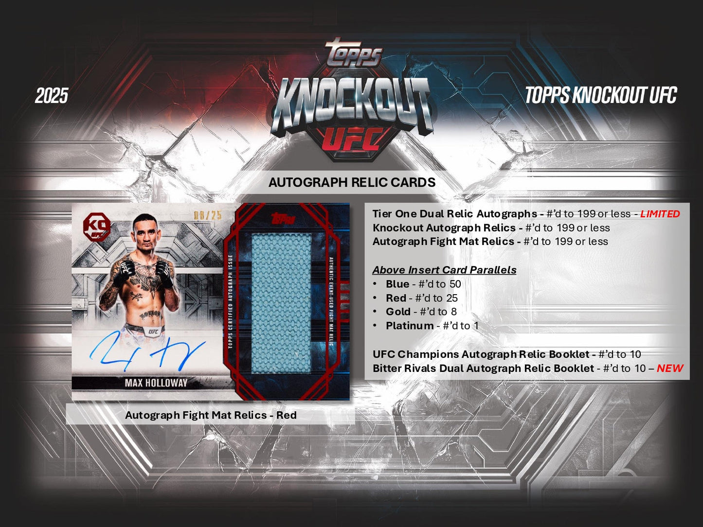 Topps UFC Knockout 2025 - Hobby Box