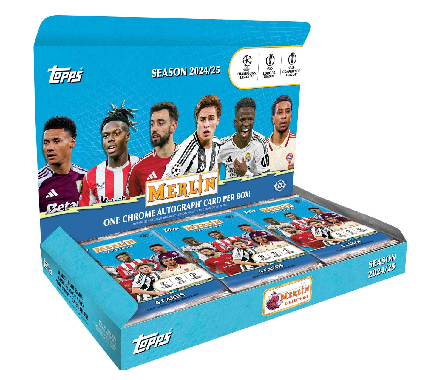 Topps Merlin Chrome UEFA 2024/25 - Hobby Box