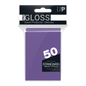 Ultra PRO PRO-Gloss Standard Deck Protector sleeves - Purple (50)