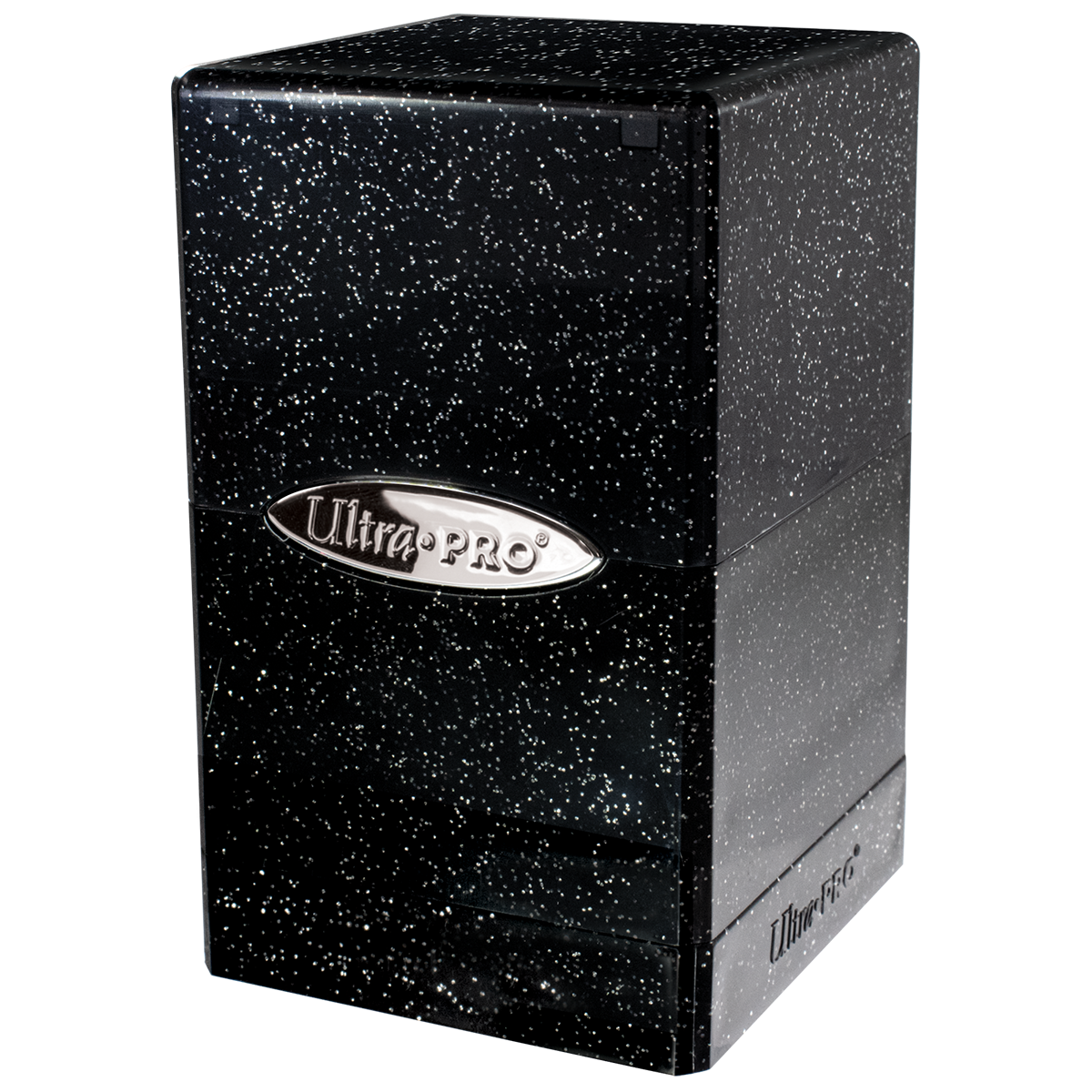 Ultra PRO Satin Tower Deck Box - Glitter Black