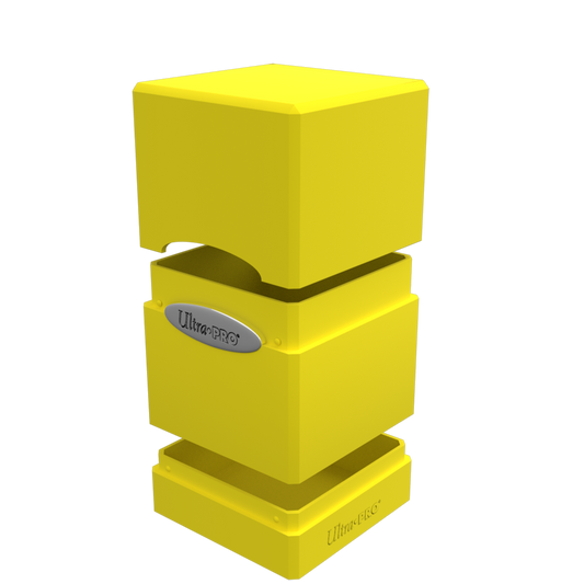 Ultra PRO Satin Tower Deck Box - Lemon Yellow