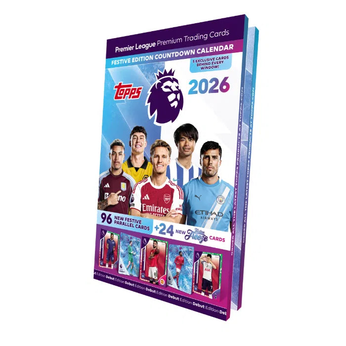 Topps Premier League 2026 - Countdown Advent Calendar (Julekalender)