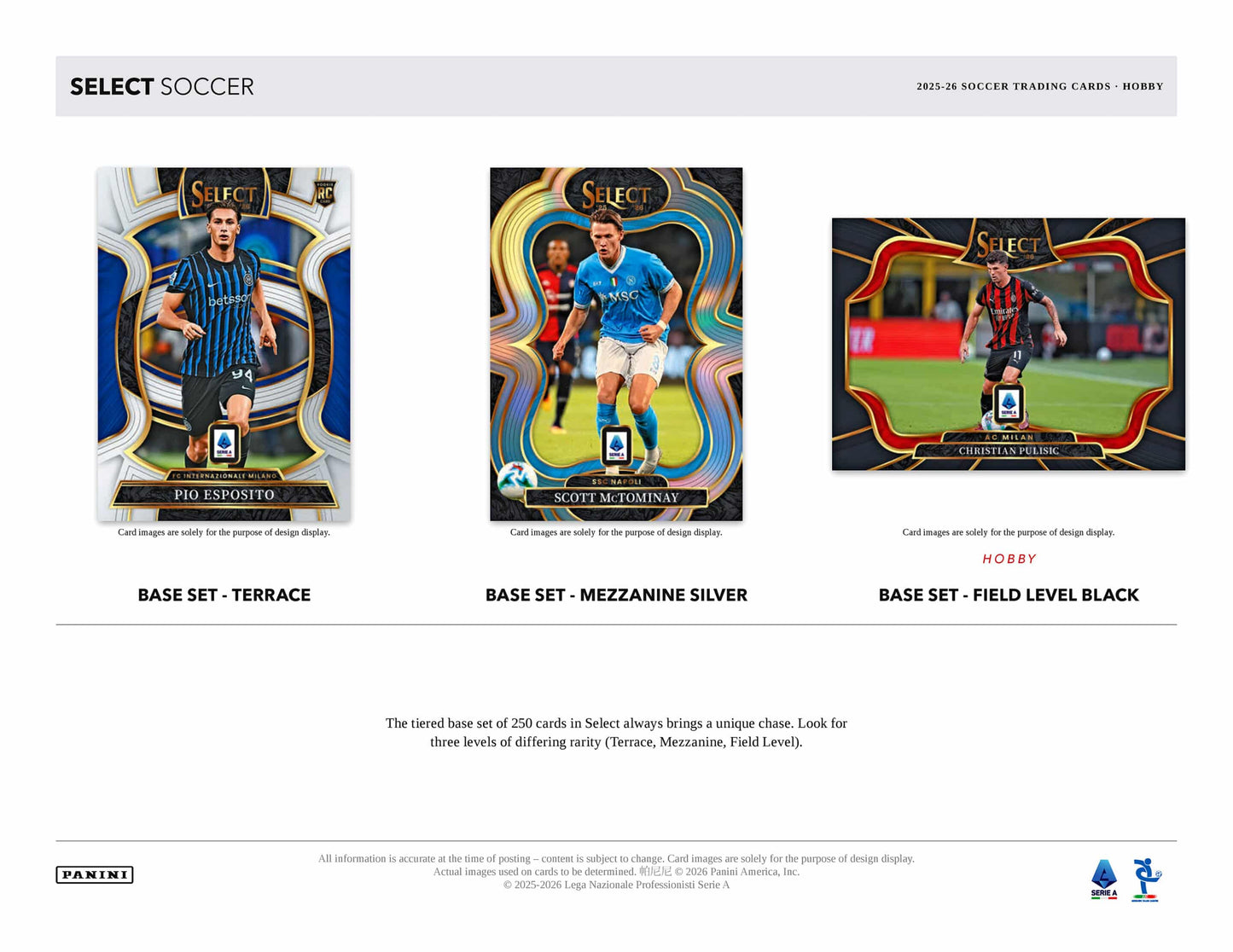 Panini Select Serie A 2025/26 - Hobby Box
