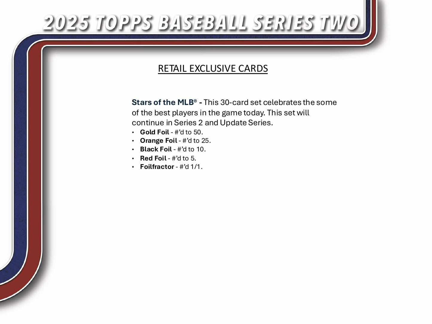 Topps MLB Baseball Series 2 2025 - Value Box