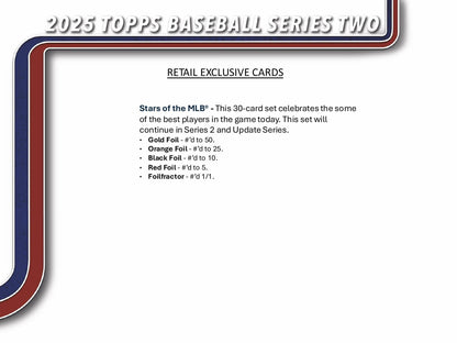 Topps MLB Baseball Series 2 2025 - Value Box