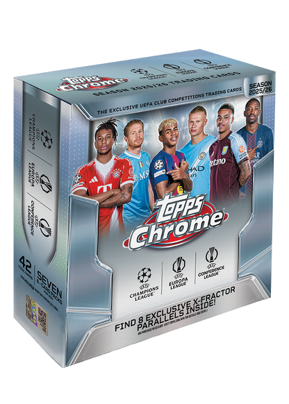 Topps Chrome UEFA Club Competitions 2025/26 - Mega Box