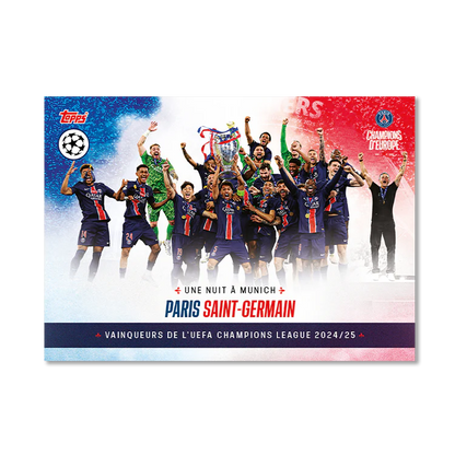 Topps Paris Saint-Germain Champions d’Europe 2025