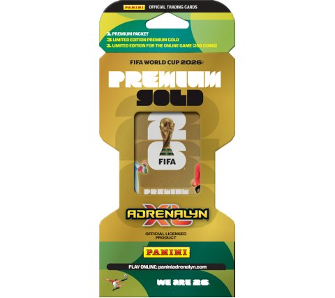 Panini FIFA World Cup 2026 AdrenalynXL - Premium Gold Booster