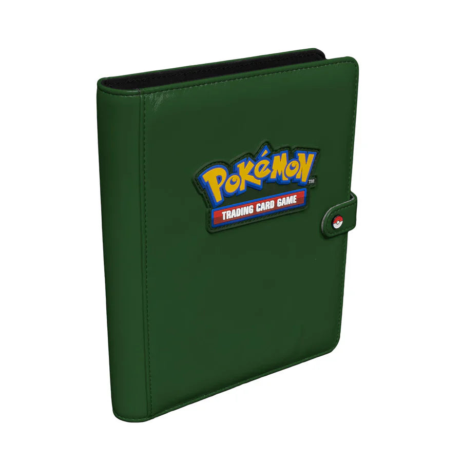 Ultra PRO Pokemon 4-Pocket Premium Green Snap Binder