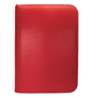 Ultra PRO Vivid 4-Pocket Zippered PRO-Binder - Red