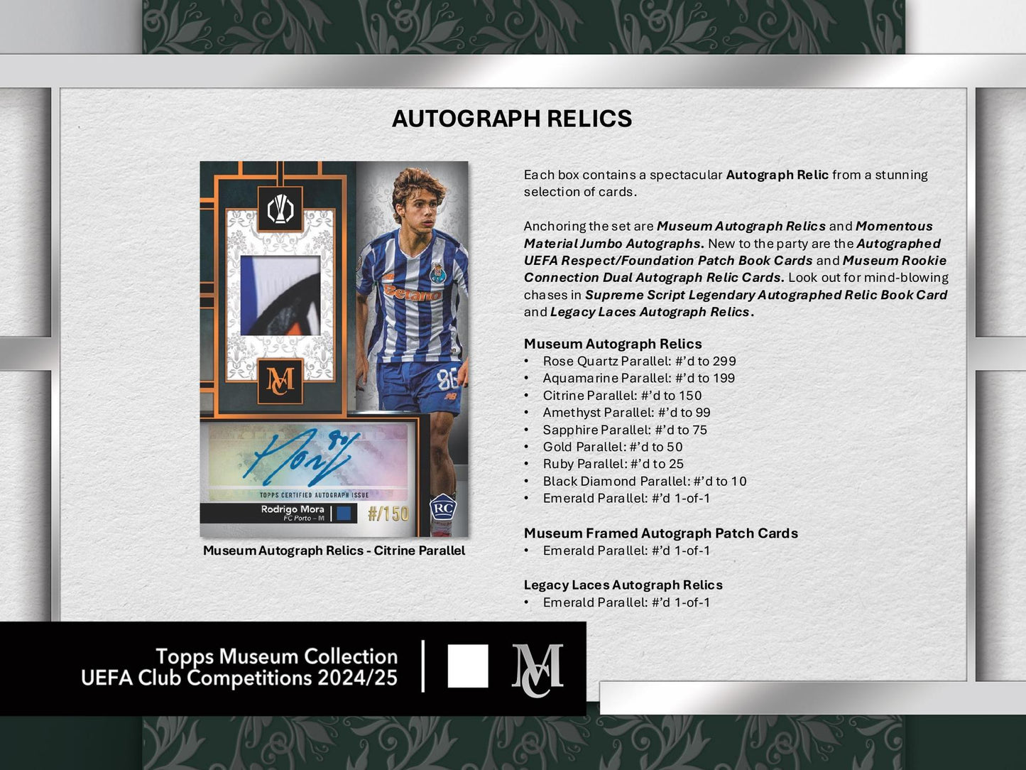 Topps Museum Collection UEFA Club Competitions 2024/25 - Hobby box