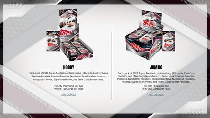 Topps NFL Football Flagship 2026 - Fat Pack
