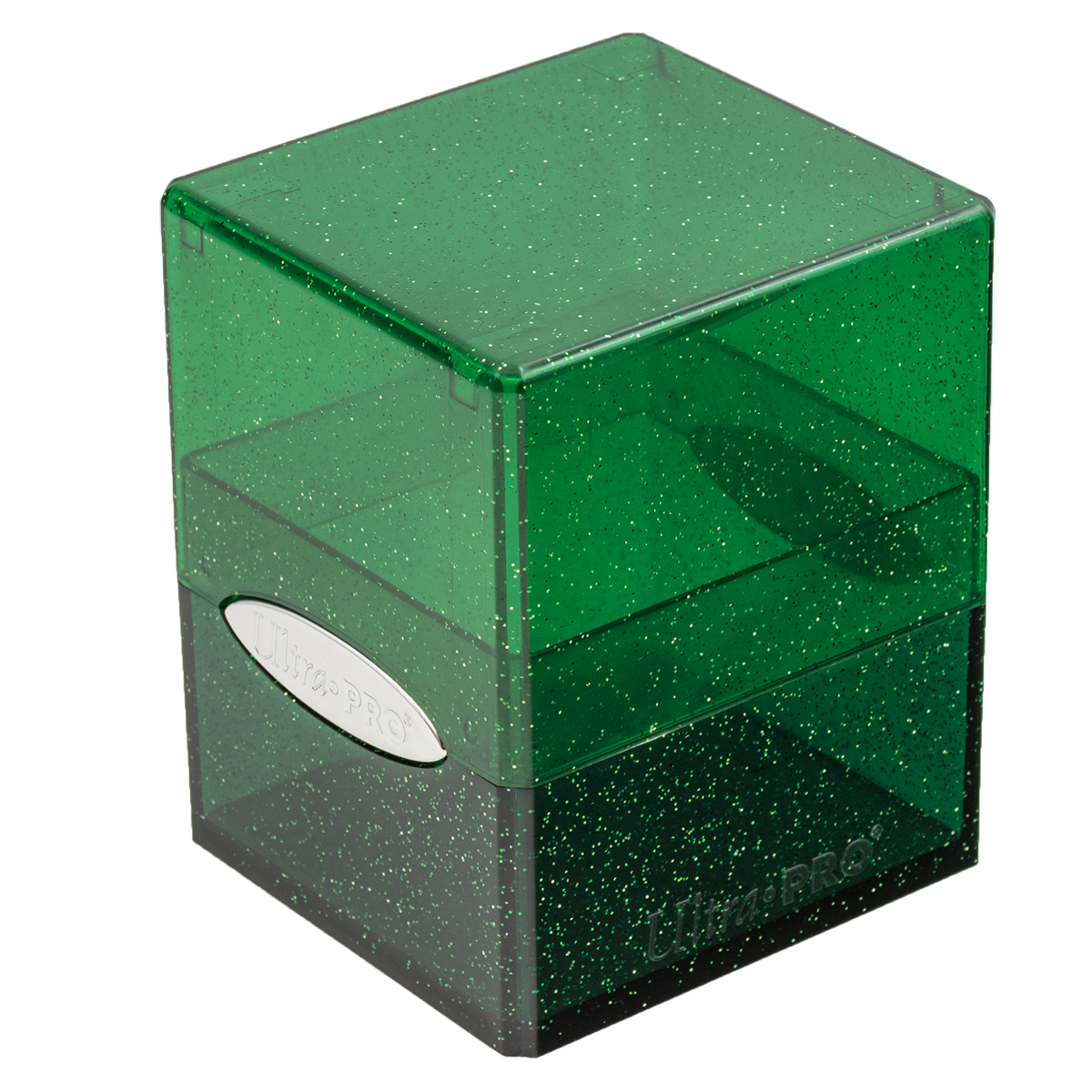 Ultra PRO Satin Cube Deck Box - Glitter Green